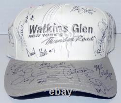 WATKINS GLEN THUNDER ROAD NASCAR Race Multi Signed 20x Autographed 1/1 Hat Cap