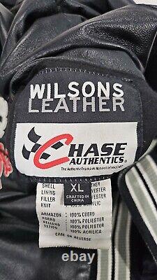 Wilson Leather Chase Authentics Dale Earnhardt Sr Reversible Jacket In Size XL