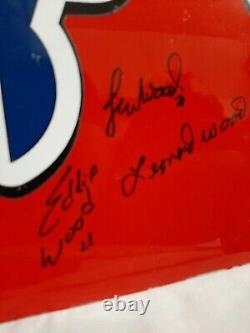 Wood Brothers Racing Autographed Bill Elliott Race Used Sheet Metal NASCAR #21