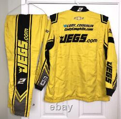 XL 36W x 32L Nascar Pit Crew Firesuit JEGS GMS Racing SFI Coughlin Race Used