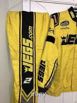 XL 36W x 32L Nascar Pit Crew Firesuit JEGS GMS Racing SFI Coughlin Race Used