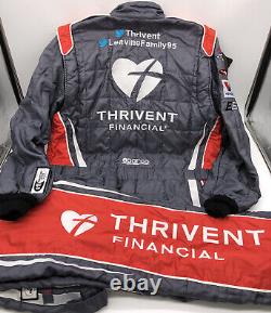 XL 36W x 32L Nascar Sparco Crew Firesuit THRIVENT FORD McDowell Racing Leavine