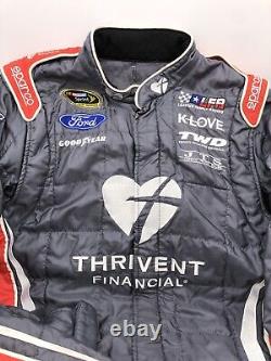 XL 36W x 32L Nascar Sparco Crew Firesuit THRIVENT FORD McDowell Racing Leavine