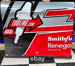 #10 Aric Almirola 2022 Haas CNC panneau de porte en tôle utilisé pour la course NASCAR
