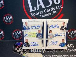 16 Trésors nationaux 6 autographes Earnhardt Jr Johnson Harvick Patrick Mears /25