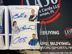 16 Trésors nationaux 6 autographes Earnhardt Jr Johnson Harvick Patrick Mears /25