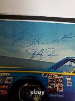 1979 Dale Earnhardt Sr Autographed Rookie Osterlund Wrangler #2 Signé P. Card