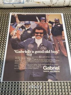 1979 RICHARD PETTY Nascar AMORTISSEUR UTILISÉ EN COURSE Gabriel SIGNÉ avec CERTIFICAT D'AUTHENTICITÉ PETTY ENTERPRISES