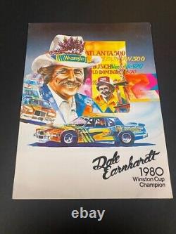 1981 Dale Earnhardt #2 Wrangler Kit de presse/Informations médias Champion de 1980