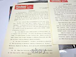 1984 Alan Kulwicki Hooter's Guide de presse NASCAR. Très rare