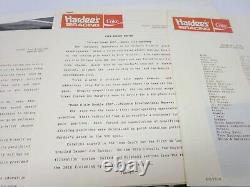 1984 Alan Kulwicki Hooter's Guide de presse NASCAR. Très rare