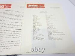 1984 Alan Kulwicki Hooter's Guide de presse NASCAR. Très rare