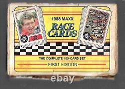 1988 Maxx Myrtle Beach First Edition Ensemble Complet de Cartes de Course NASCAR NM