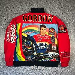 1995 Vintage Jeff Gordon #24 Nascar Mens Racing Jacket XL Winston Cup Champion