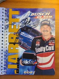 1997 Daytona Clash 13 autographes, livre appartenant au pilote Dale Earnhardt Jeff Gordon