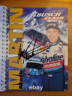 1997 Daytona Clash 13 autographes, livre appartenant au pilote Dale Earnhardt Jeff Gordon