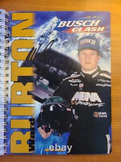 1997 Daytona Clash 13 autographes, livre appartenant au pilote Dale Earnhardt Jeff Gordon