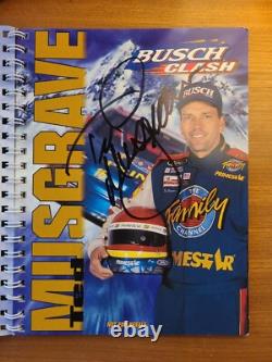 1997 Daytona Clash 13 autographes, livre appartenant au pilote Dale Earnhardt Jeff Gordon