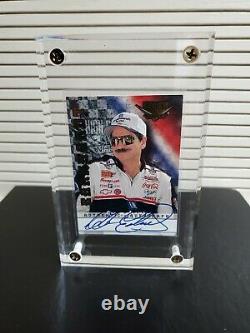1999 Dale Earnhardt Sr Wheels High Gear Autographié Carte 01/100. Carte N ° 1 Signé