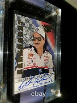 1999 Dale Earnhardt Sr Wheels High Gear Autographié Carte 01/100. Carte N ° 1 Signé
