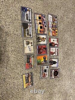 19 Carte Nascar Lot! 6 Autos/ 2 Mem/ 5 Pneu D'occasion De Course/ 6 Normal
