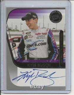 2004 KYLE BUSCH PRESS PASS RACING ROOKIE AUTO AUTOGRAPHE RC Graal