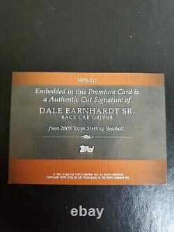2009 Dale Earnhardt Sr Signé Topps Sterling Premium Cut Autograph (1/3). Rare