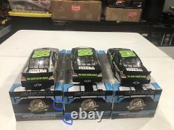 2012 Dale Jr #88 Ensemble de 3 Diet Dew Dark Knight Autographiés 1/24