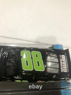2012 Dale Jr #88 Ensemble de 3 Diet Dew Dark Knight Autographiés 1/24