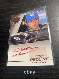2014 Press Pass Redline Signatures Chase Elliott #RS-CE2 Rouge /25 (AU, RC)