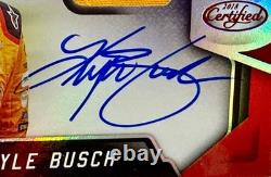 2018 Panini Certified Certified Materials Signatures Kyle Busch Patch Auto /49 en français