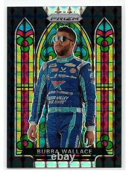2020 Prizm Nascar Racing Bubba Wallace 1 De 1 Black Stained Glass No. 67 1/1 Nt