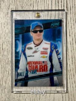 2023 Panini Prime Racing Dale Earnhardt Jr. #1/1 Salle de la renommée Holo Platinum Bleu