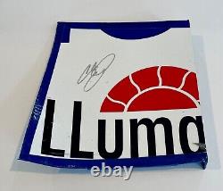 2024 Chase Elliott The Clash Napa Pièce de tôle utilisée en course signée 8x8 (1A)