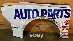 2024 Chase Elliott The Clash Napa Pièce de tôle utilisée en course signée 8x8 (1A)