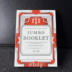 2024 Panini National Treasures Noah Gragson Livret Jumbo Pneumatique 03/25 JB-NGS