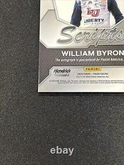 2024 Panini Prizm Nascar Racing William Byron Vinyle Or 1/1