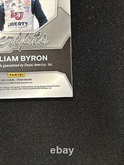 2024 Panini Prizm Nascar Racing William Byron Vinyle Or 1/1