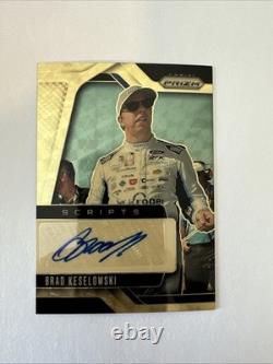 2025 NASCAR Prizm Brad Keselowski Or Vinyle Scripts Auto 1/1