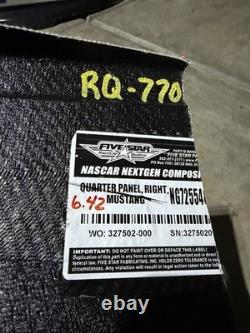 2025 Noah Gragson #4 Rural King panneau quart de course utilisé signé au bord de la piste NASCAR