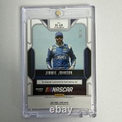 2025 Panini NASCAR Prizm 10/10 Jimmie Johnson Signatures sensationnelles AUTO OR	<br/>