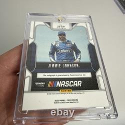 2025 Panini NASCAR Prizm 10/10 Jimmie Johnson Signatures sensationnelles AUTO OR <br/>	 
