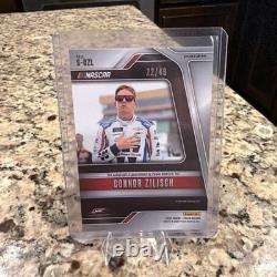 2025 Panini Prizm NASCAR Connor Zilisch Scripts Auto Blue Refractor /49