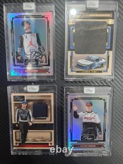 2025 Panini Turn Four Racing Lot 41 cartes (Numérotées, Reliques, Autos) NASCAR