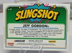2026 Panini Donruss NASCAR Jeff Gordon ? SLINGSHOT ? SSP ultra rare coup de boîte