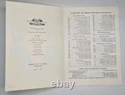 20e dîner annuel international de victoire NASCAR 1969 Daytona livre éphémère