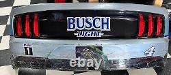 #4 Kevin Harvick 2023 Busch Light NASCAR plaque arrière en tôle d'occasion utilisée lors des courses