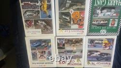 6 Annales Classiques de la Série Winston Cup de Nascar et Calendrier avec Billets Originaux