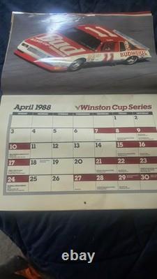 6 Annales Classiques de la Série Winston Cup de Nascar et Calendrier avec Billets Originaux