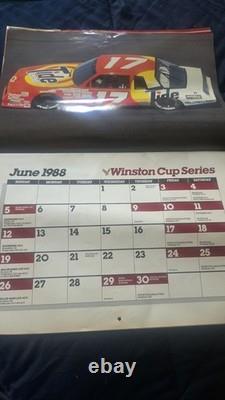 6 Annales Classiques de la Série Winston Cup de Nascar et Calendrier avec Billets Originaux
